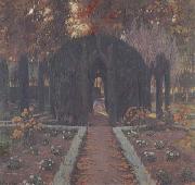 Prats, Santiago Rusinol La Glorieta (Aranjuez) (mk20) oil painting artist